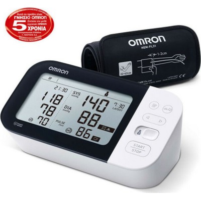 Omron M7 Intelli IT Ψηφιακό Πιεσόμετρο (HEM-7361T) White